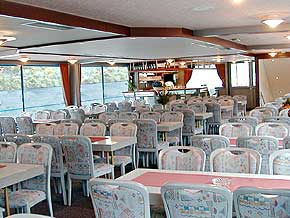 Oberdeck Salon, Fahrgastschiff Loreley Star